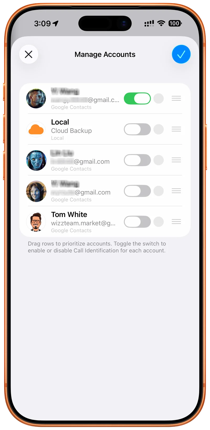 Manage All Your Accounts.