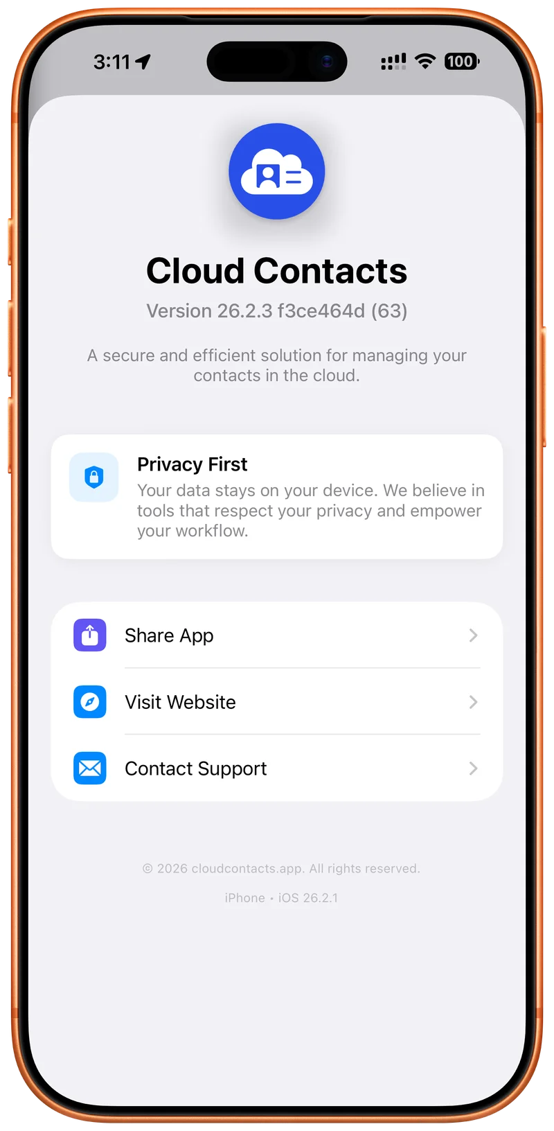 Your Privacy. Your Control.
